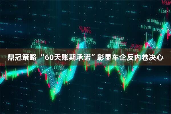 鼎冠策略 “60天账期承诺”彰显车企反内卷决心