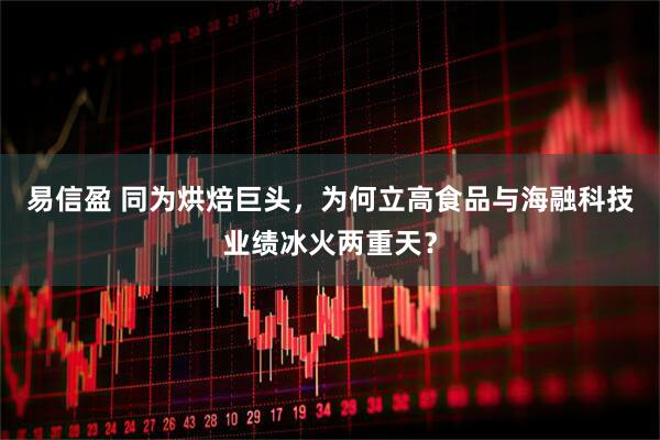 易信盈 同为烘焙巨头，为何立高食品与海融科技业绩冰火两重天？